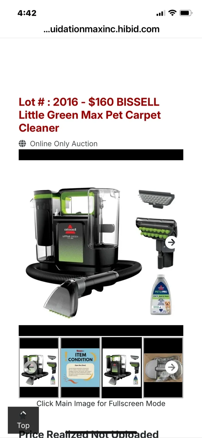 Bissell Little Green Pet Carpet Cleaner image indicator(2)