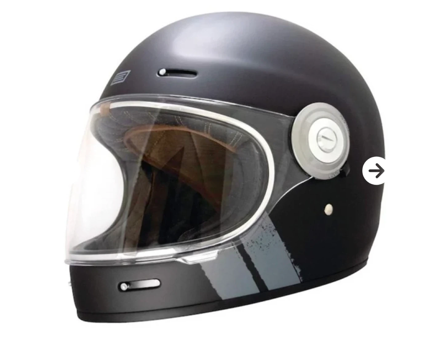 Vega Full Face Helmet - Matte Black