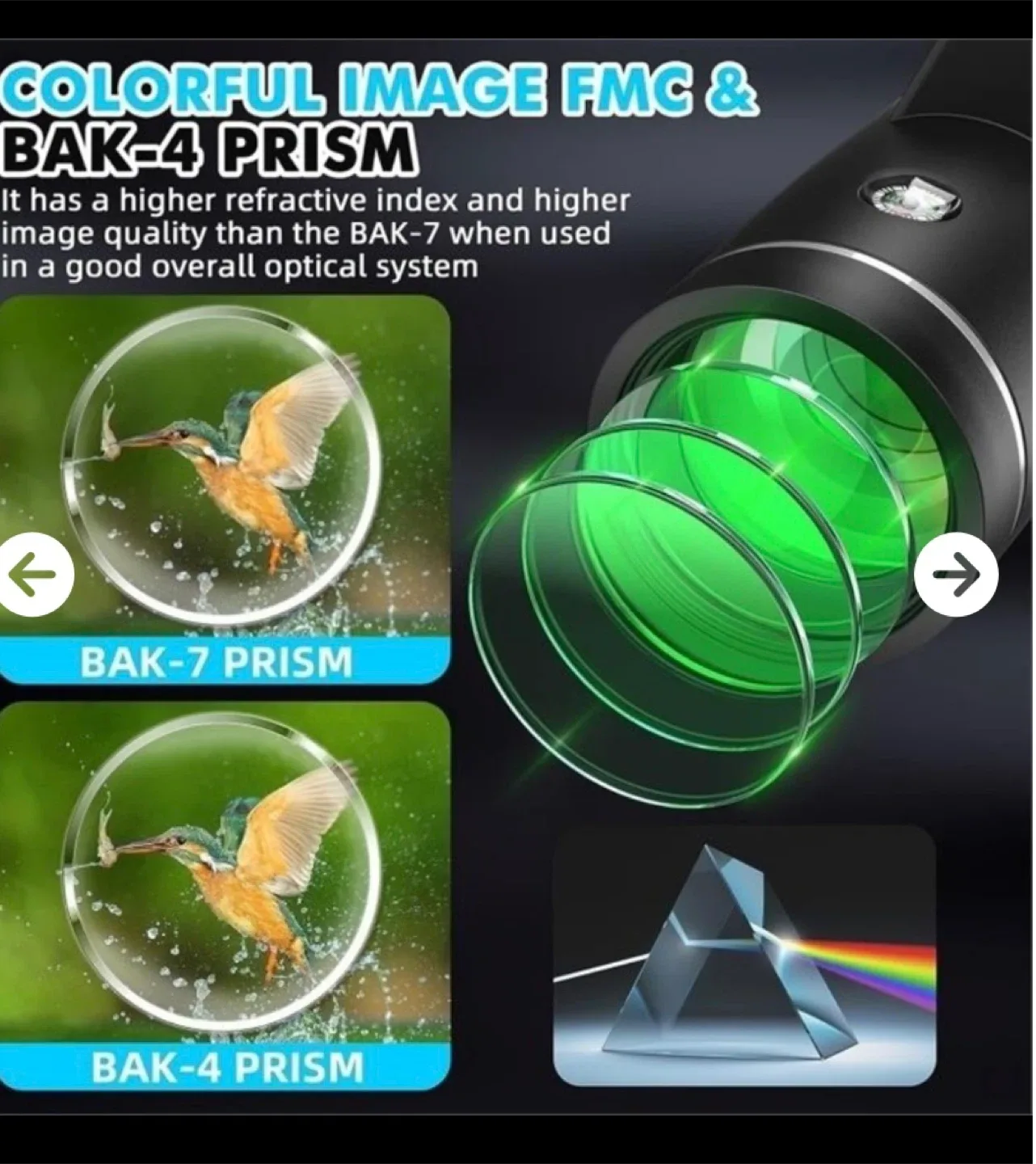 40x60 Monocular Telescope with Smartphone Adapter image indicator(5)