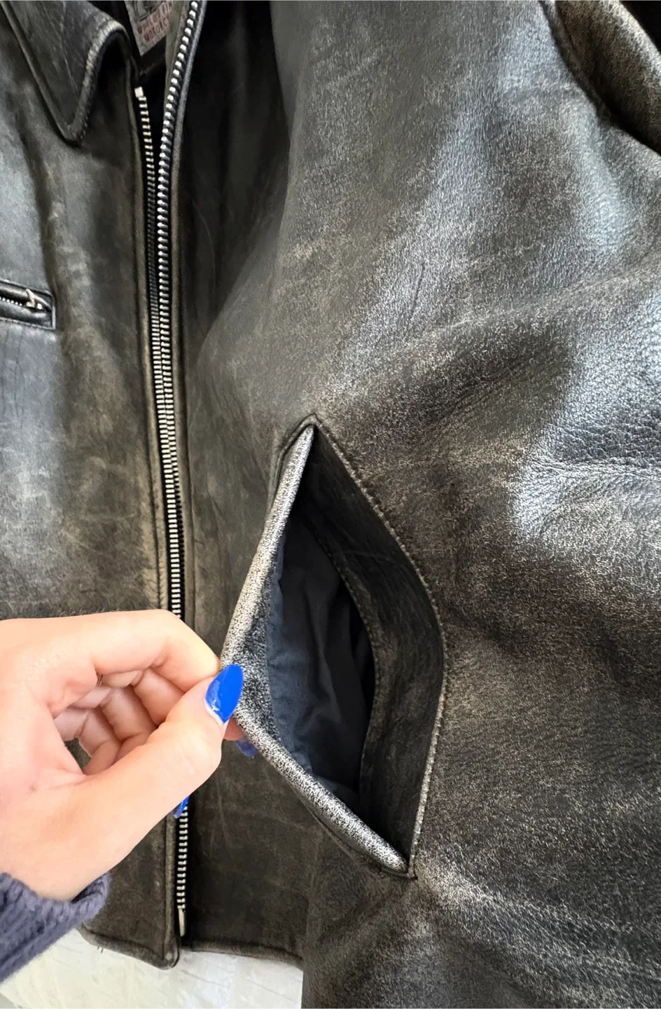 Indian Motorcycle Vintage Leather Jacket image indicator(6)