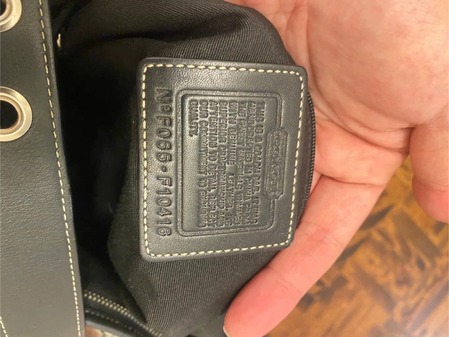 Coach Black Signature Canvas Crossbody Bag image indicator(3)