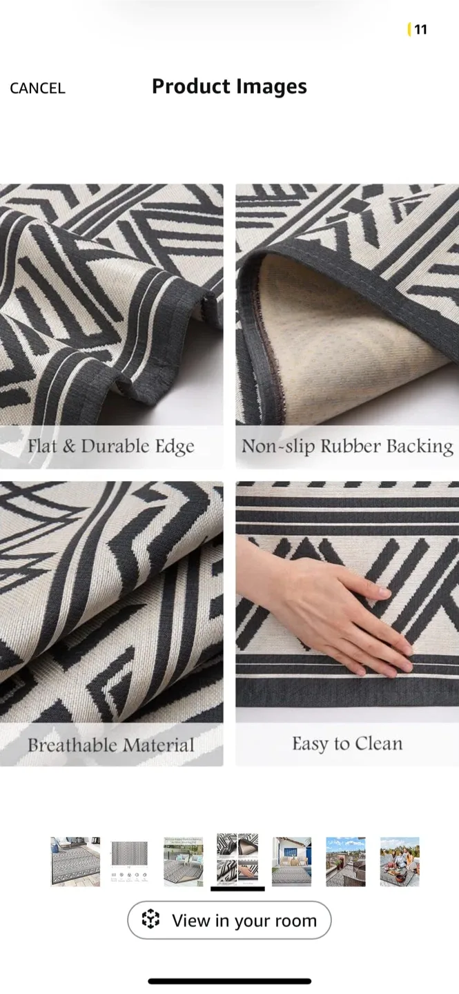 Large 6x9 area rug image indicator(5)