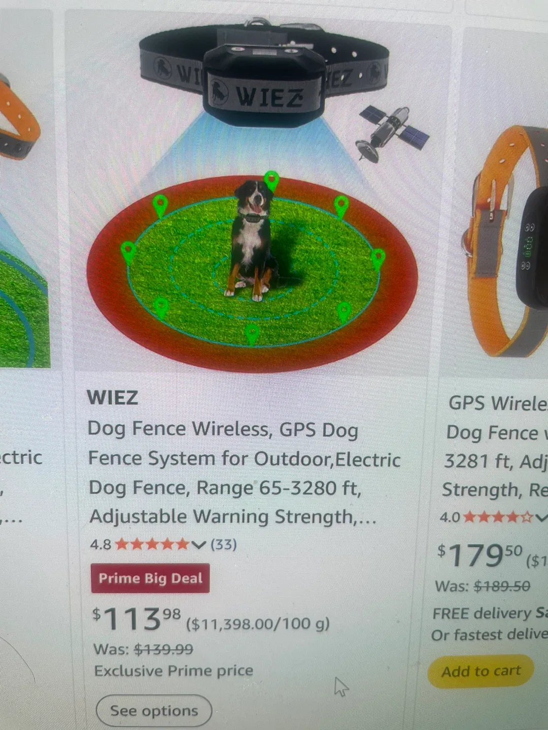 WIEZ Dog Fence Wireless GPS System image indicator(2)