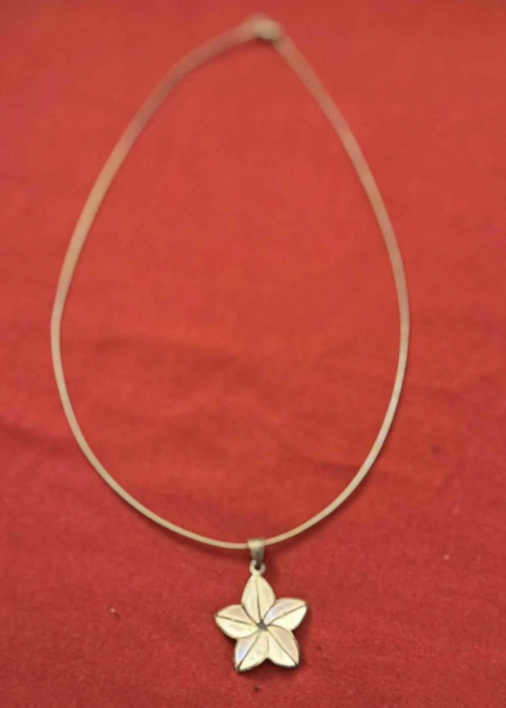 Frangipani Flower Necklace and Ring Set image indicator(2)