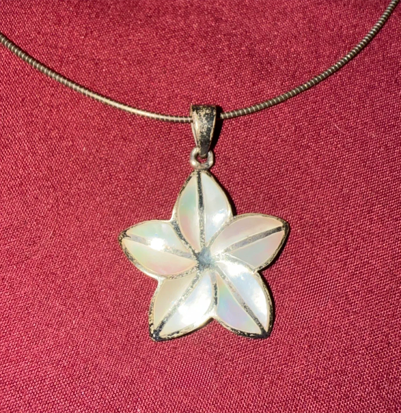 Frangipani Flower Necklace and Ring Set image indicator(3)