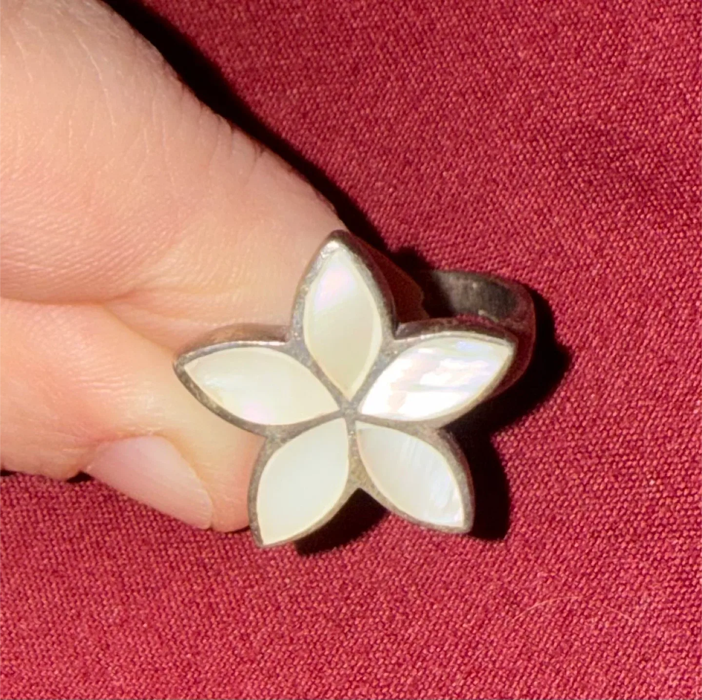 Frangipani Flower Necklace and Ring Set image indicator(4)