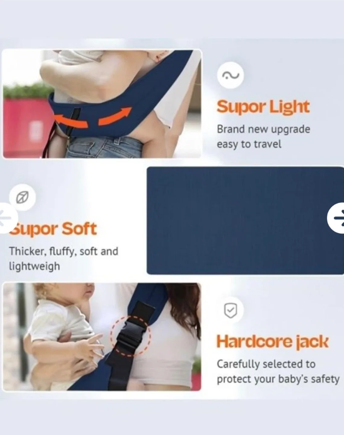 Baby Sling Carrier - One Size Fits All image indicator(4)