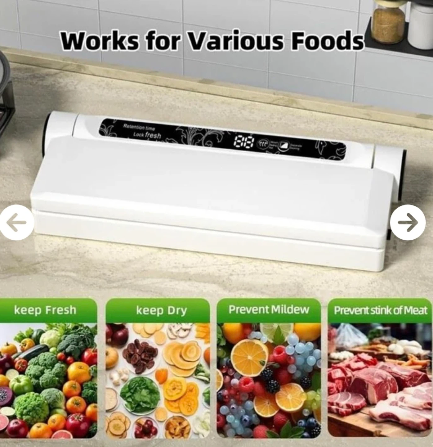 Food Vacuum Sealer - Keep Food Fresh! - photo 4