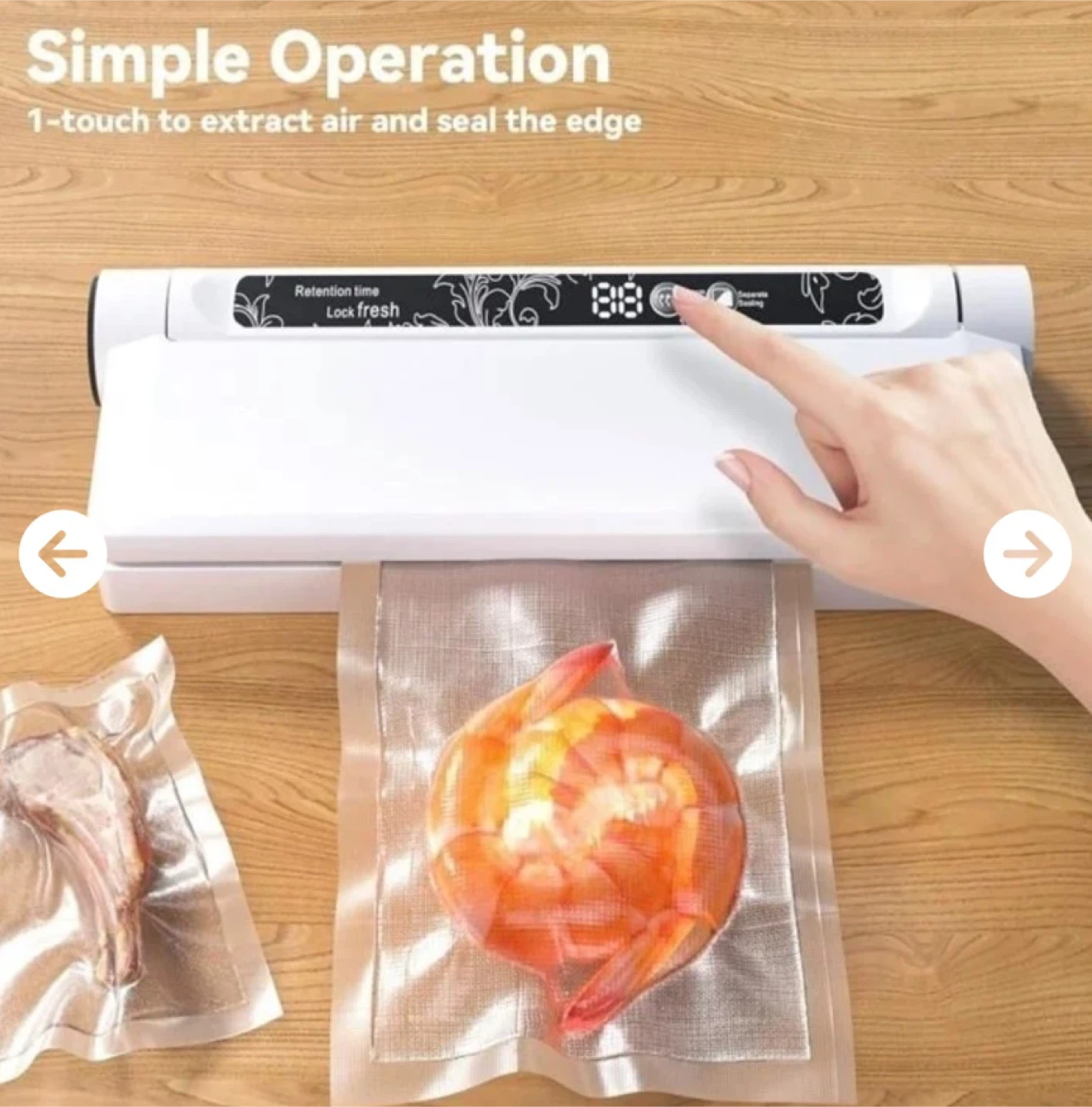 Food Vacuum Sealer - Keep Food Fresh! - photo 3