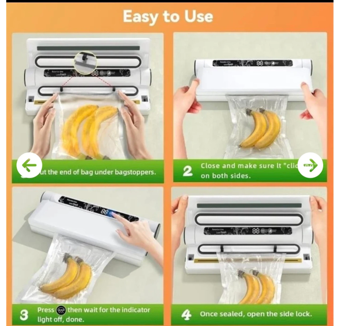 Food Vacuum Sealer - Keep Food Fresh! - photo 2
