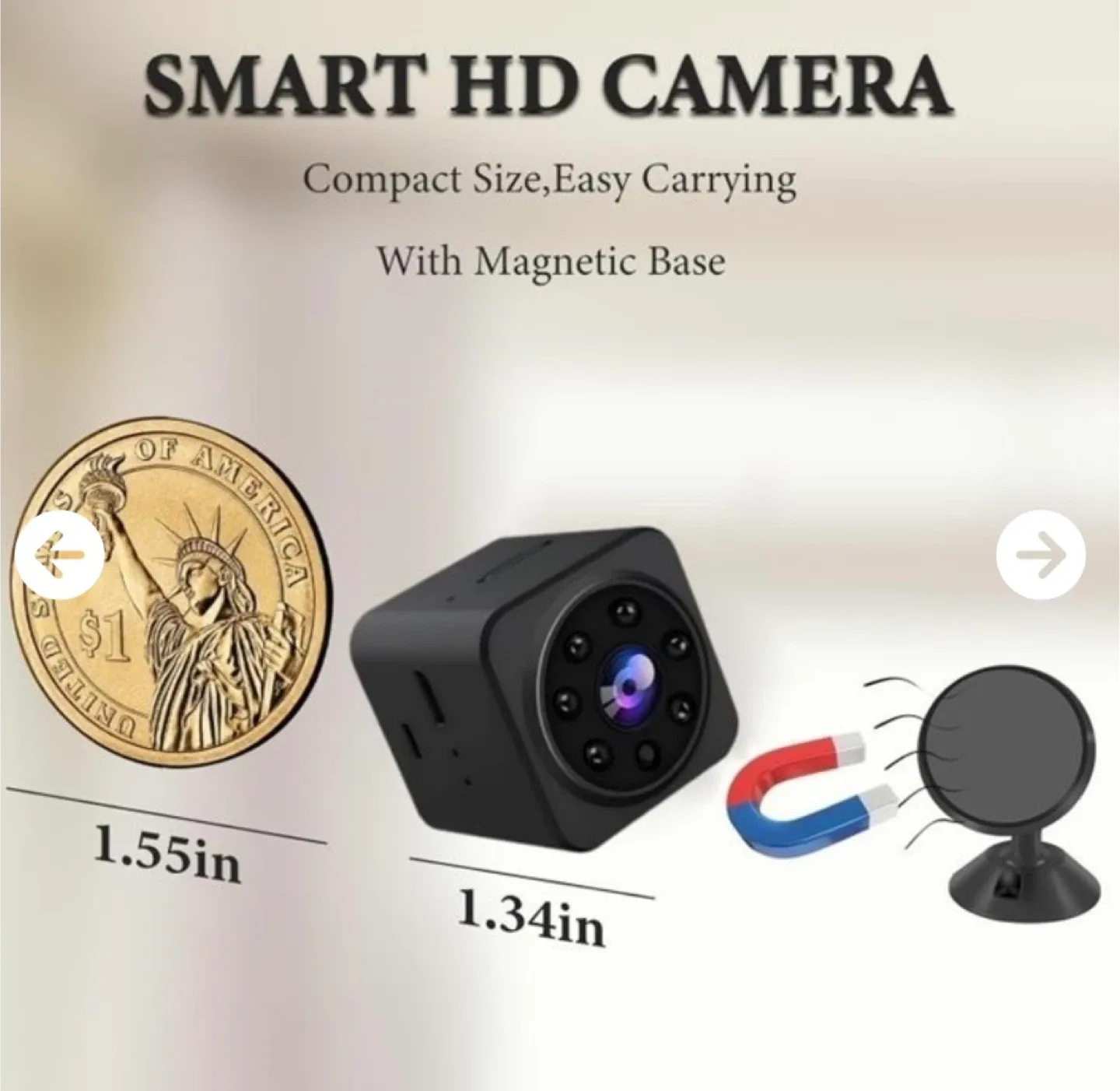 Smart HD Camera - Compact & Easy to Carry image indicator(2)