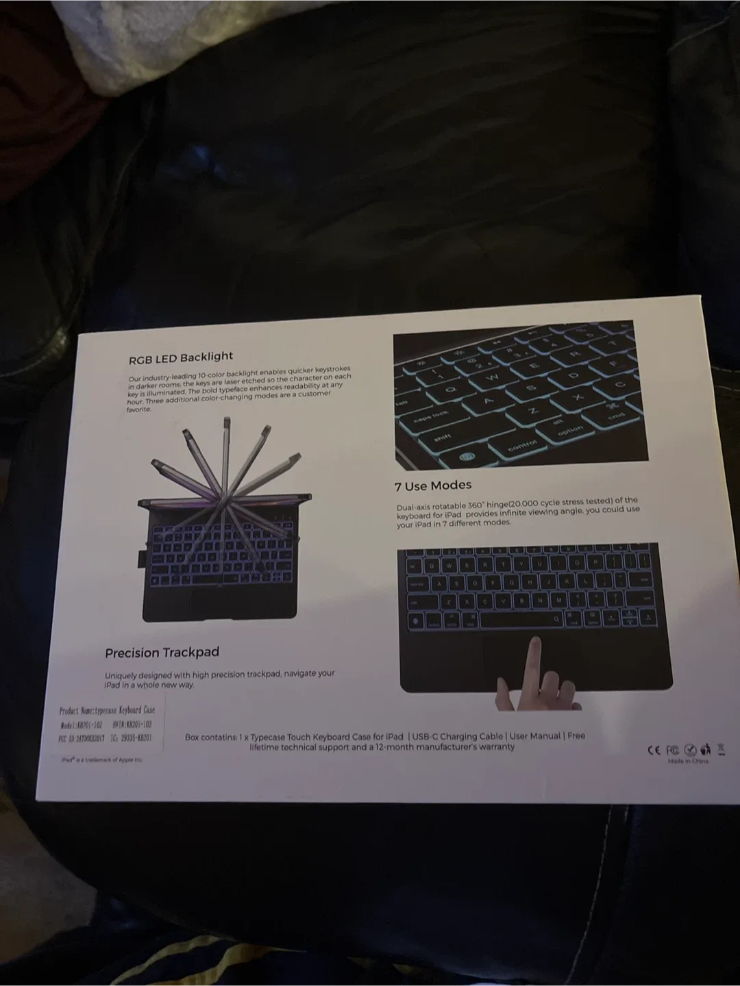 Typecase Touch Keyboard Case for iPad image indicator(2)