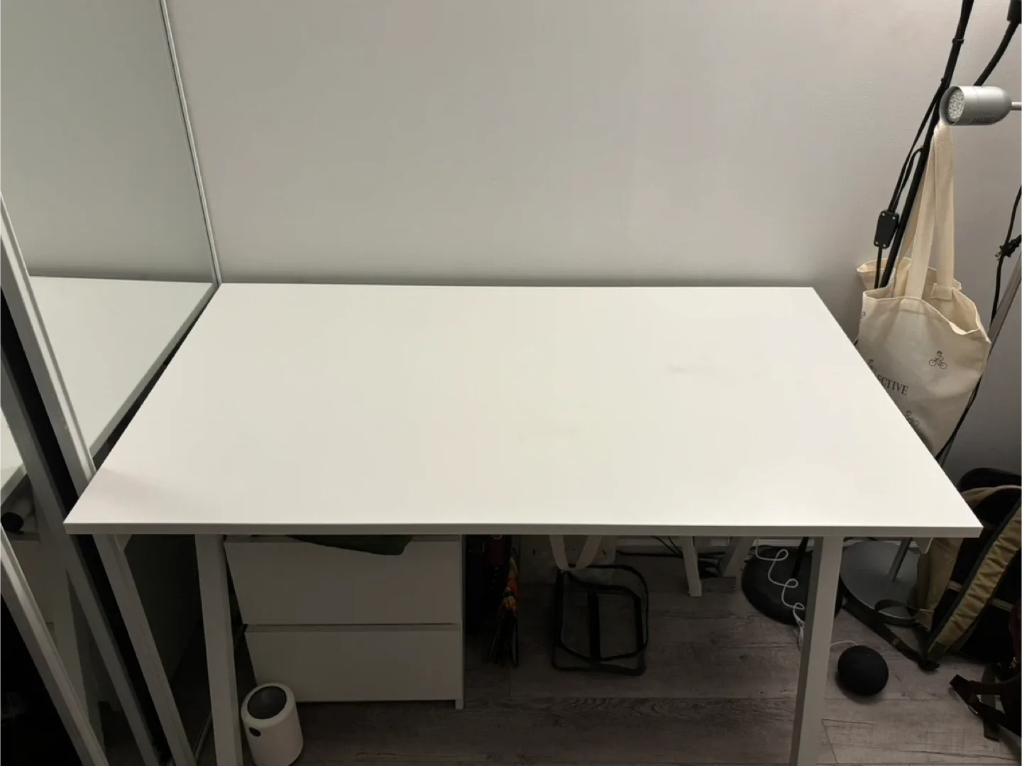 IKEA Trotten White Desk thumbnail