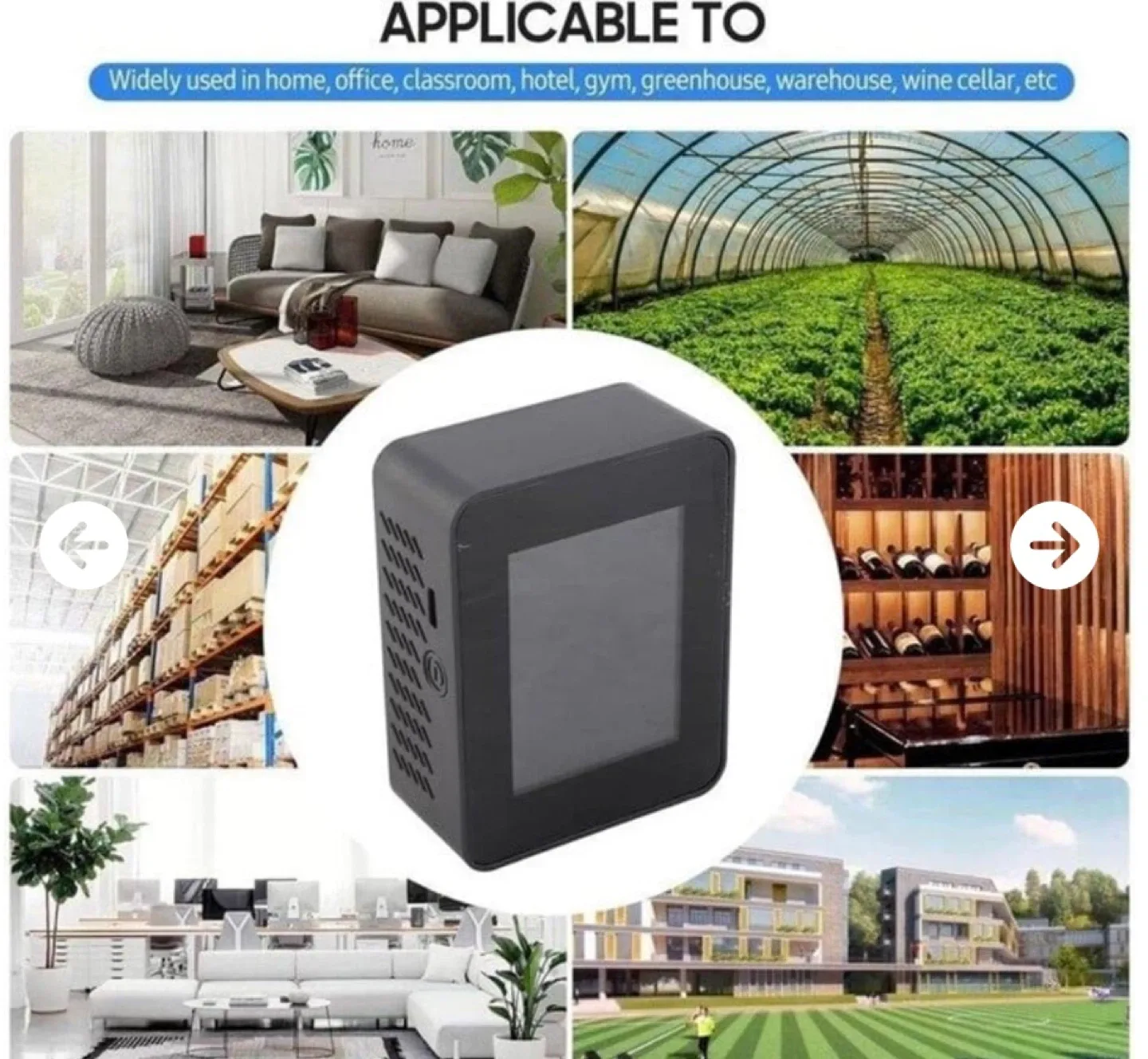 5 in 1 Indoor Air Quality Meter image indicator(3)