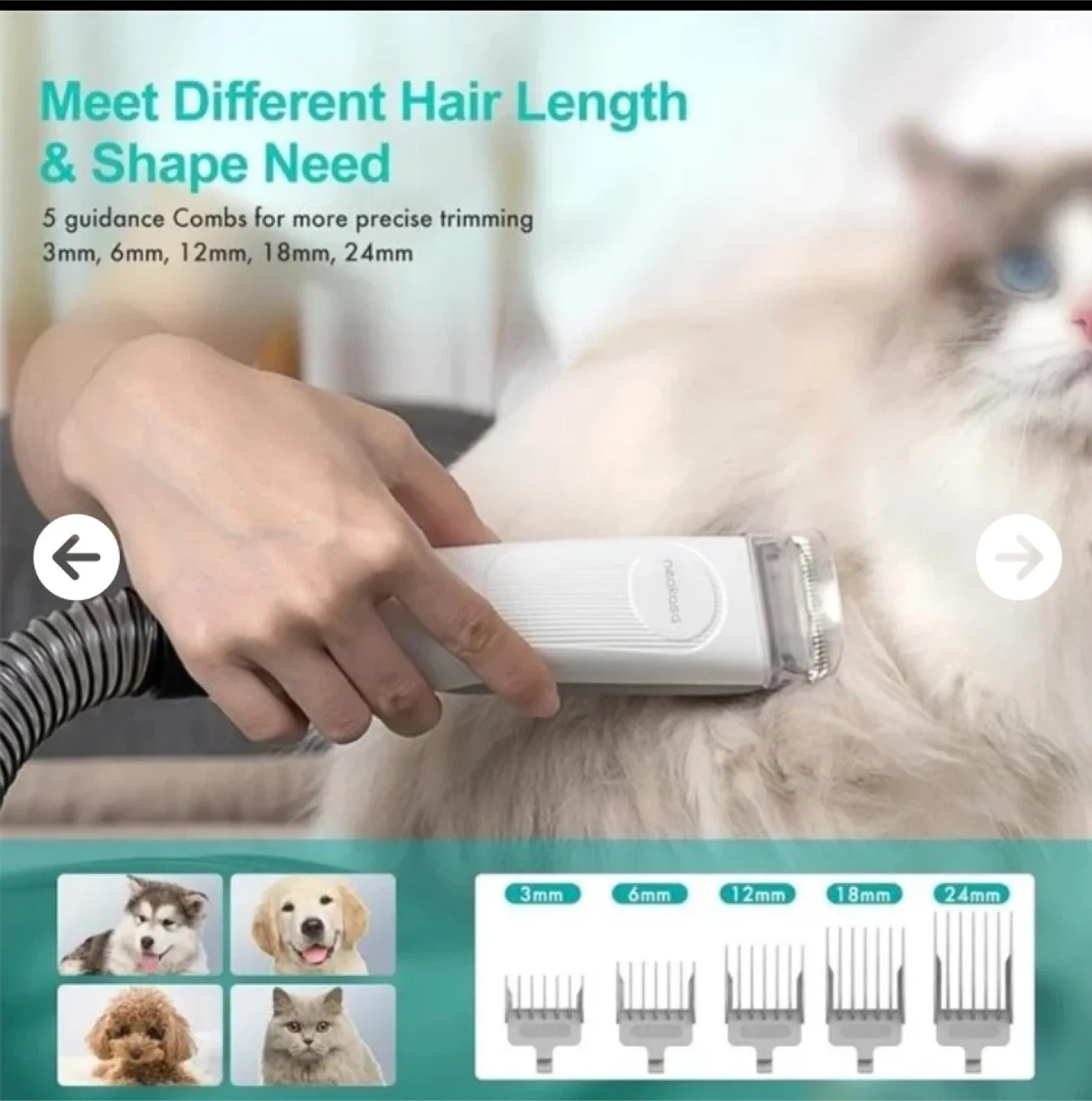 Neakasa P1 Pro Pet Grooming Kit & Vacuum image indicator(3)