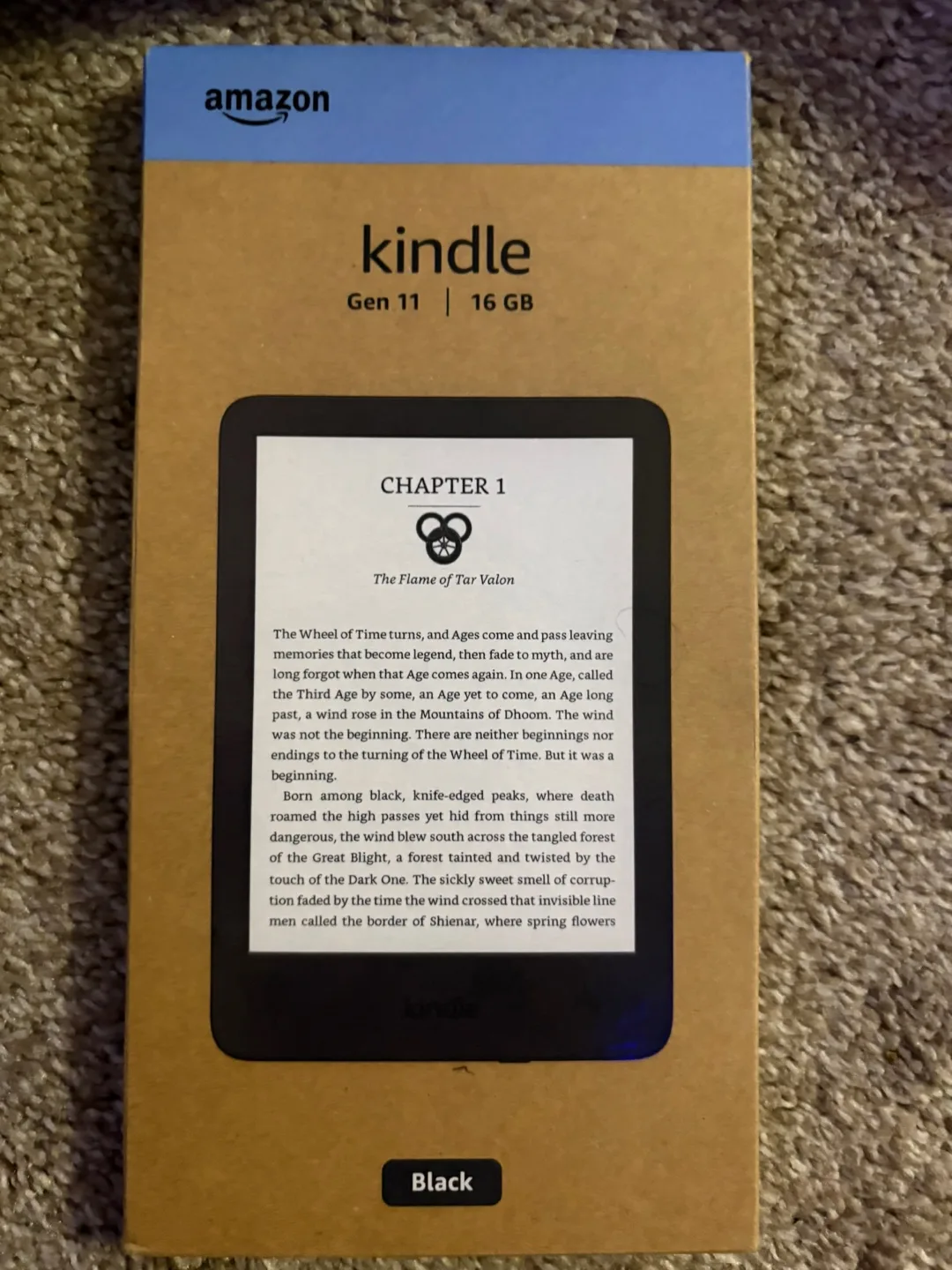 New Amazon Kindle Gen 11 16GB Black thumbnail