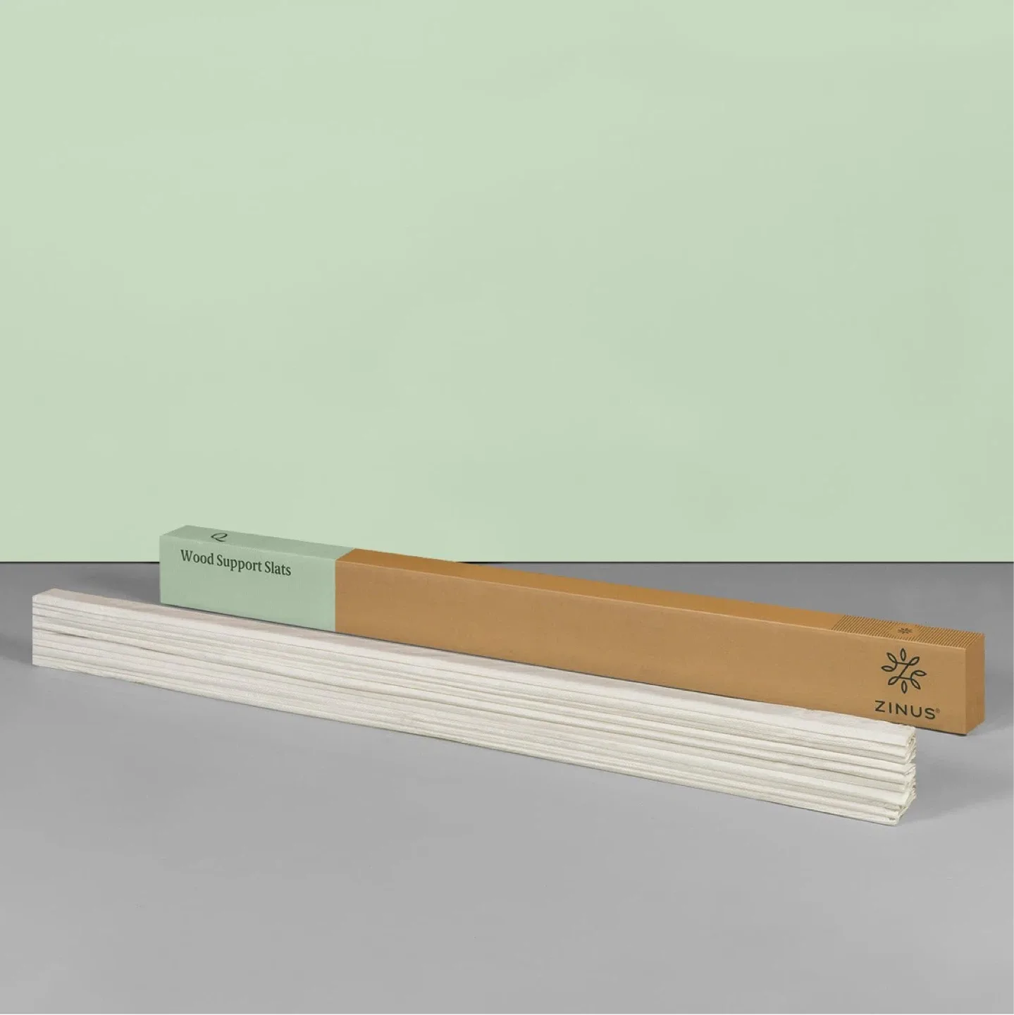 Zinus Solid Wood Queen Bed Support Slats/Fabric-Covered image indicator(2)