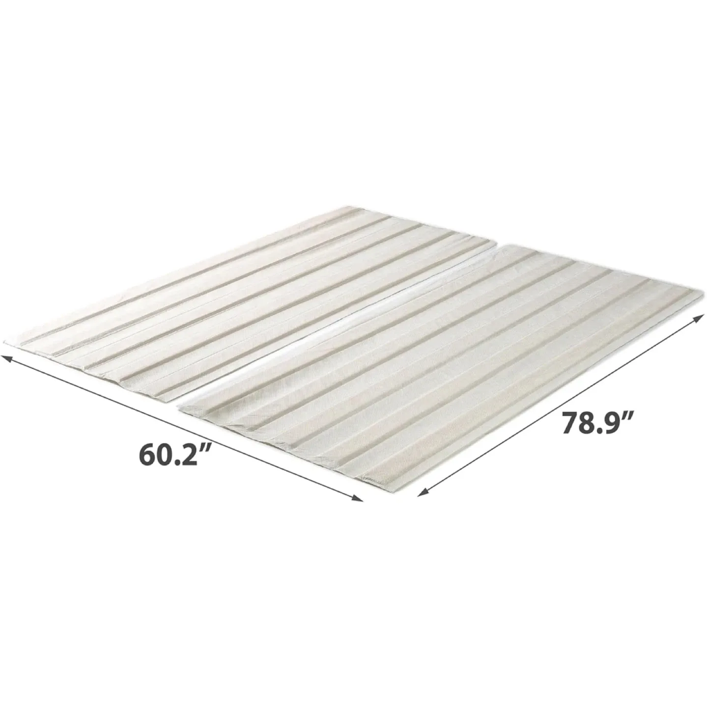 Zinus Solid Wood Queen Bed Support Slats/Fabric-Covered image indicator(3)