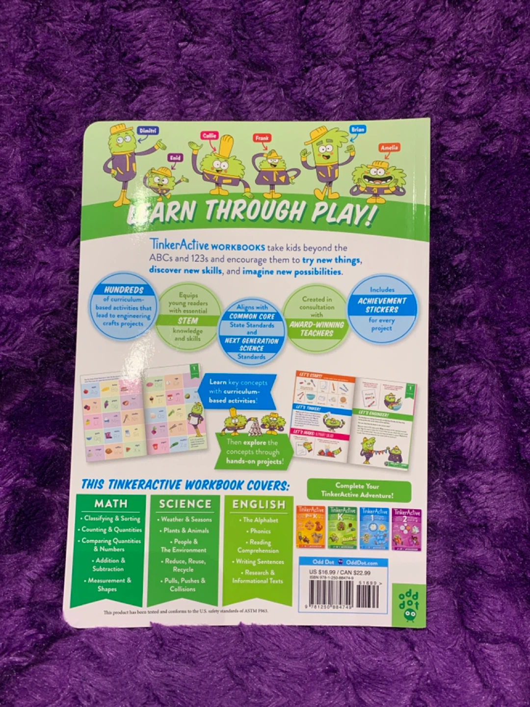 TinkerActive Kindergarten 3-in-1 Workbook Ages 5-6 - photo 2