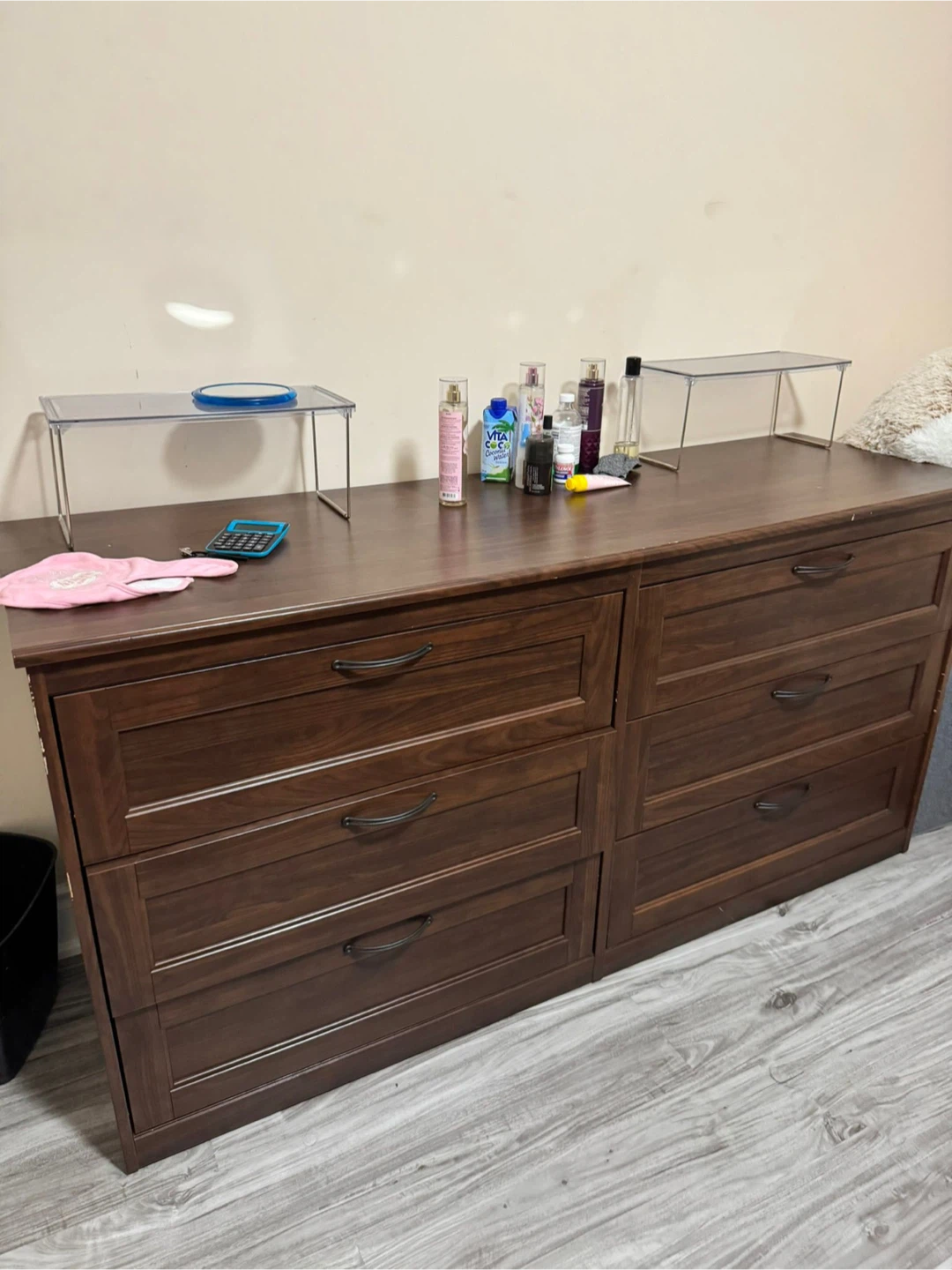 Wood Dresser with Drawers
