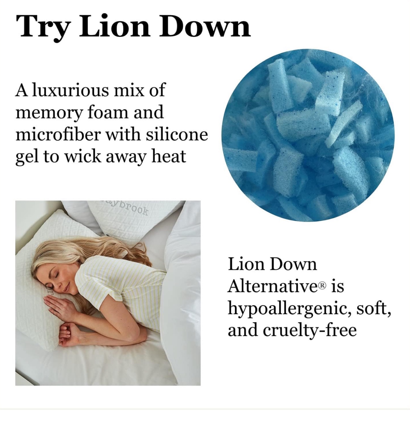 Saybrook Lion Down Alternative Pillow - photo 3
