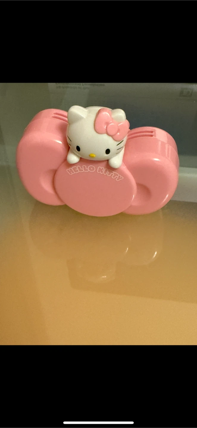 Hello Kitty plastic decoration- Pink