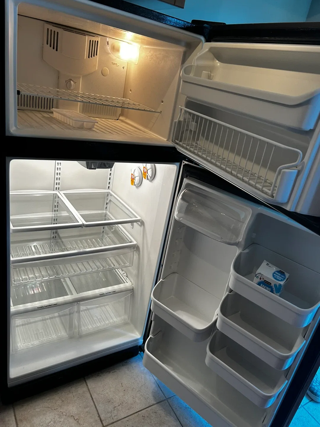 I’m open to negotiate Kenmore Stainless Steel Fridge image indicator(2)