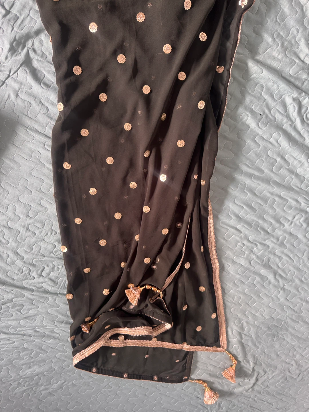 Black Embroidered Salwar Kameez - photo 5