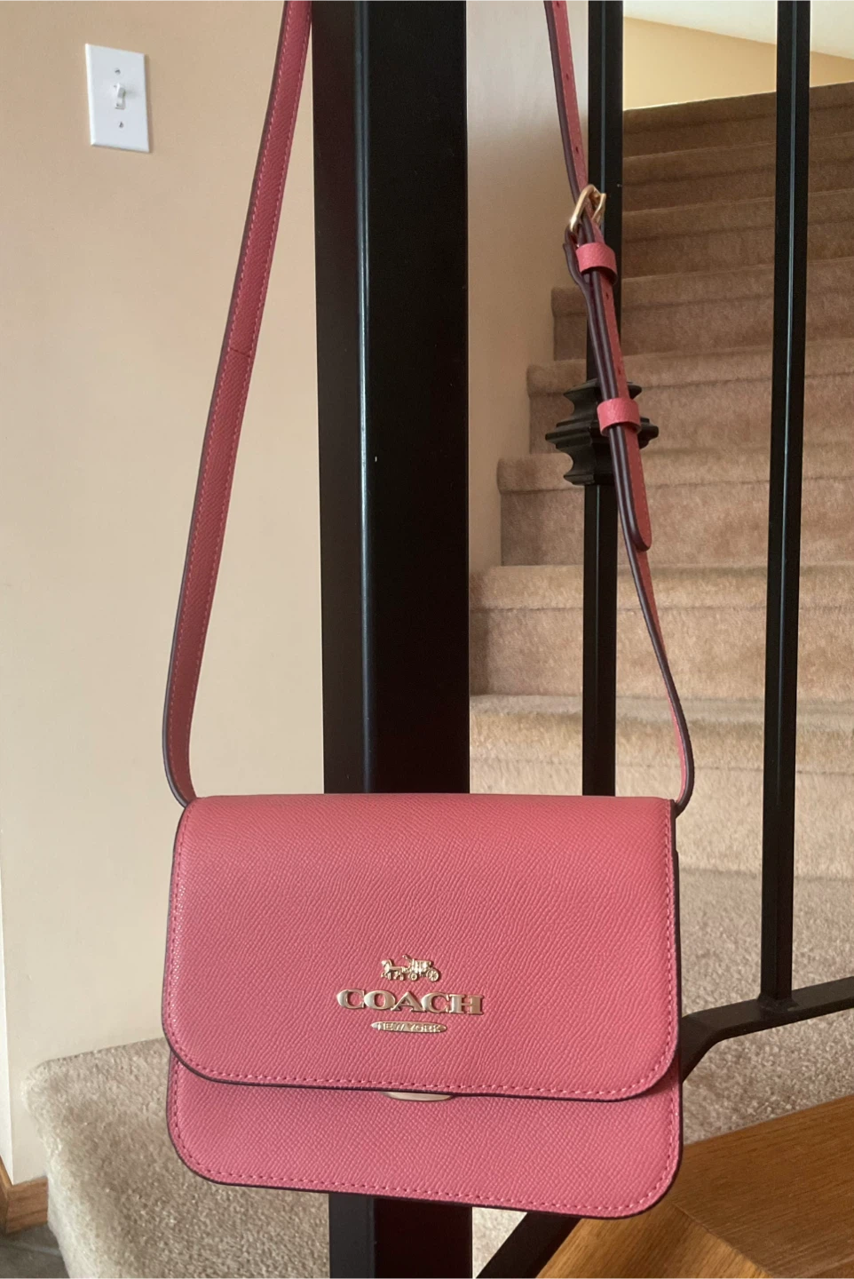 Coach Pink Leather Crossbody Bag - photo 2