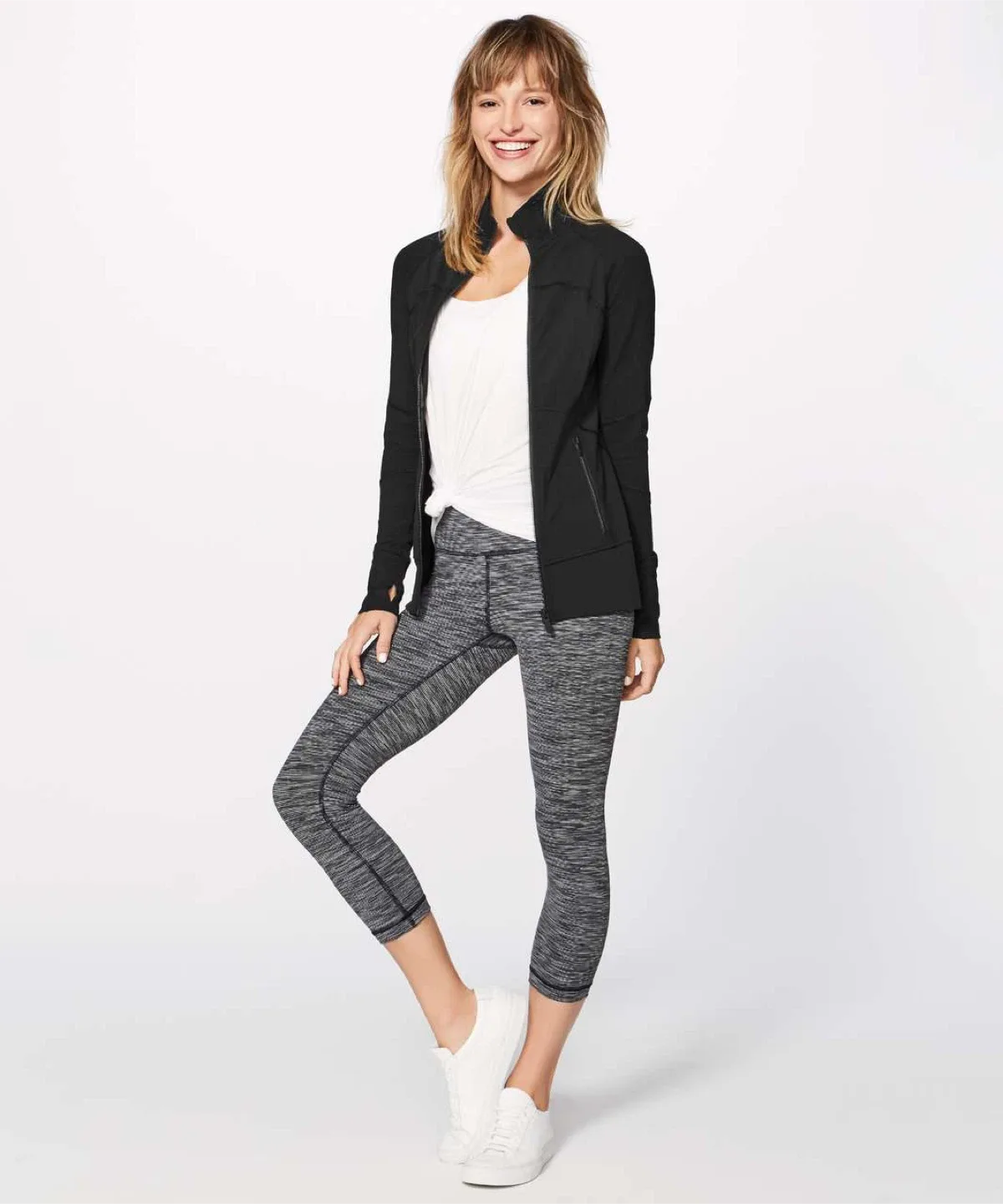 Lululemon Contour Jacket Black - Size 6 image indicator(4)