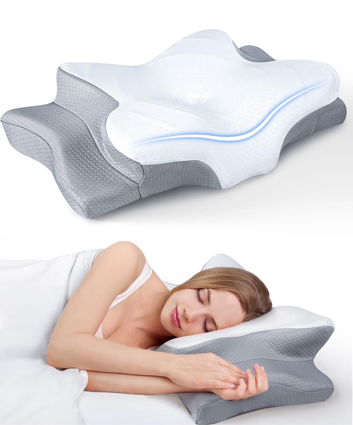 Cozyplayer Cervical Memory Foam Pillow - photo 2