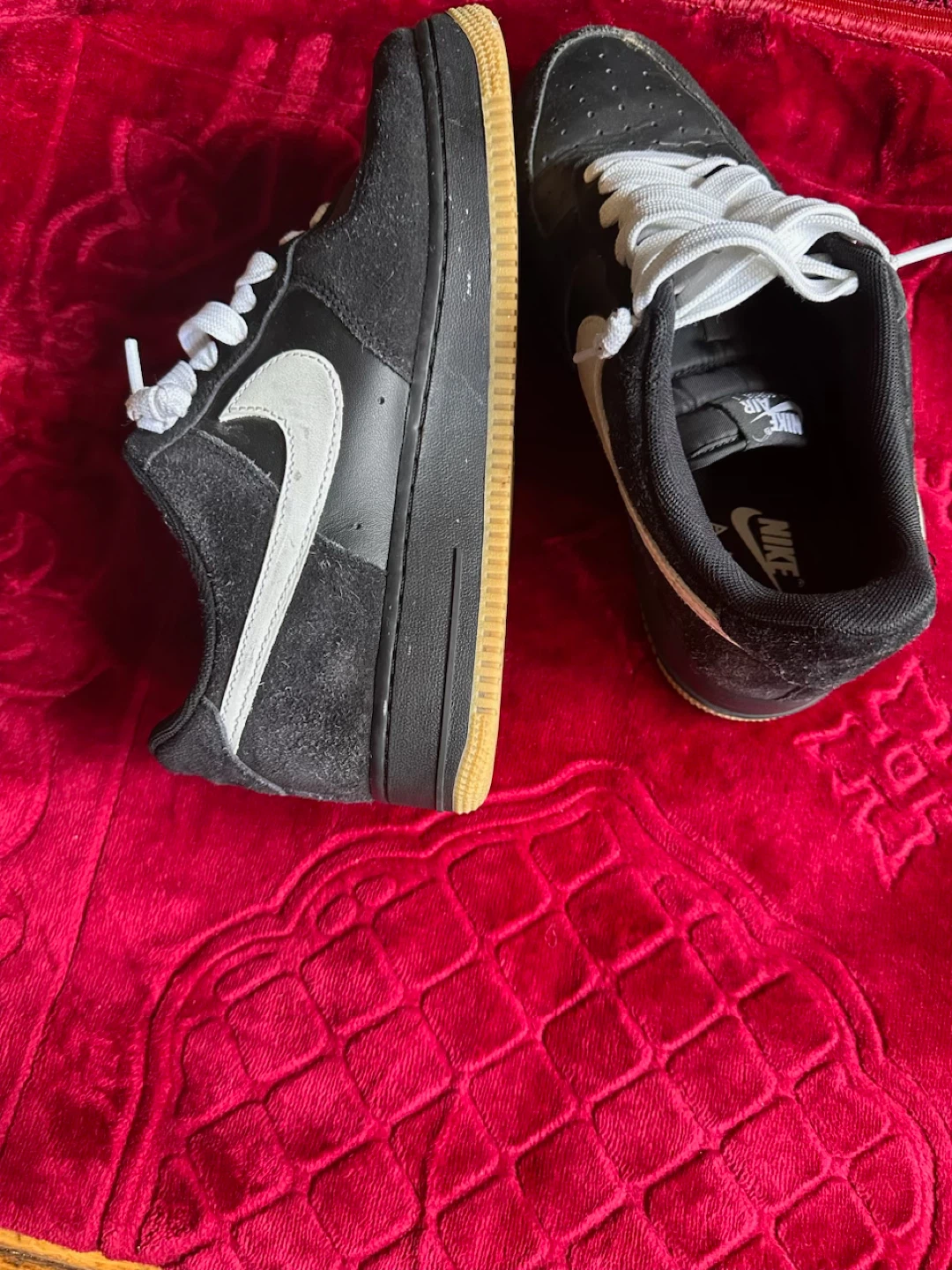 Nike Air Force 1 Black Suede