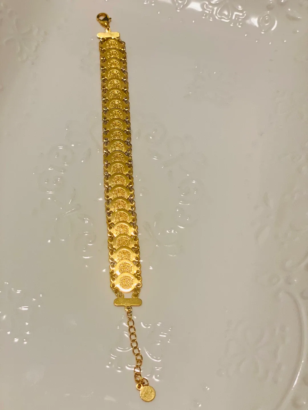 Gold-tone ZJL Coin Bracelet thumbnail