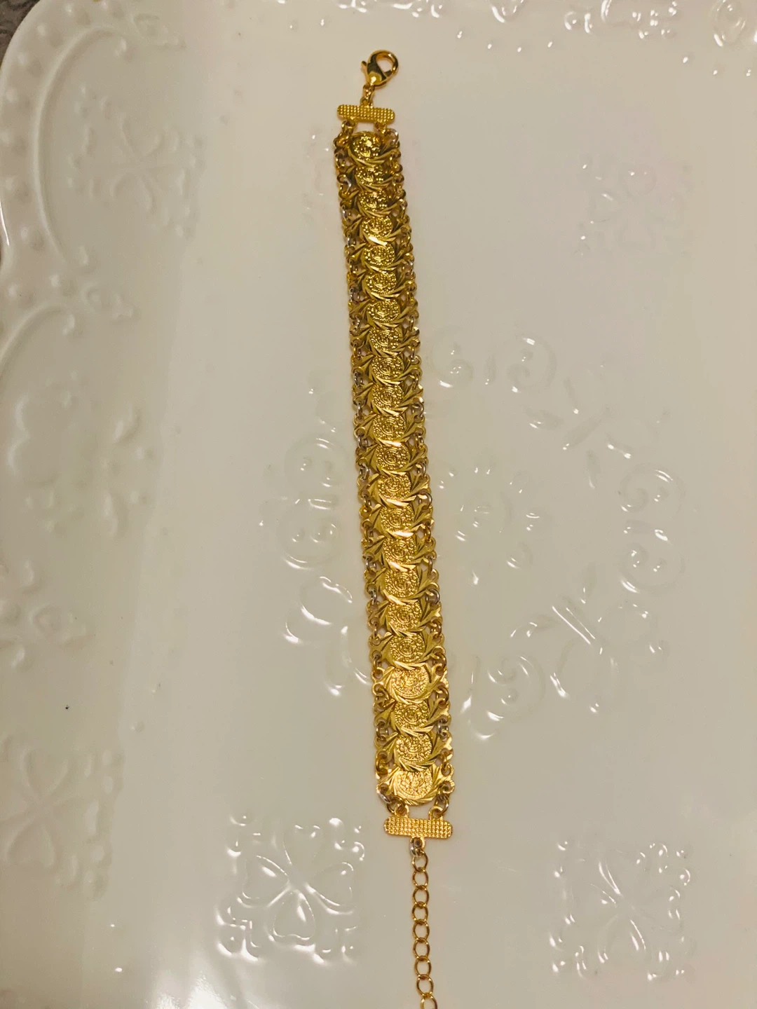 Gold-tone ZJL Coin Bracelet - photo 2