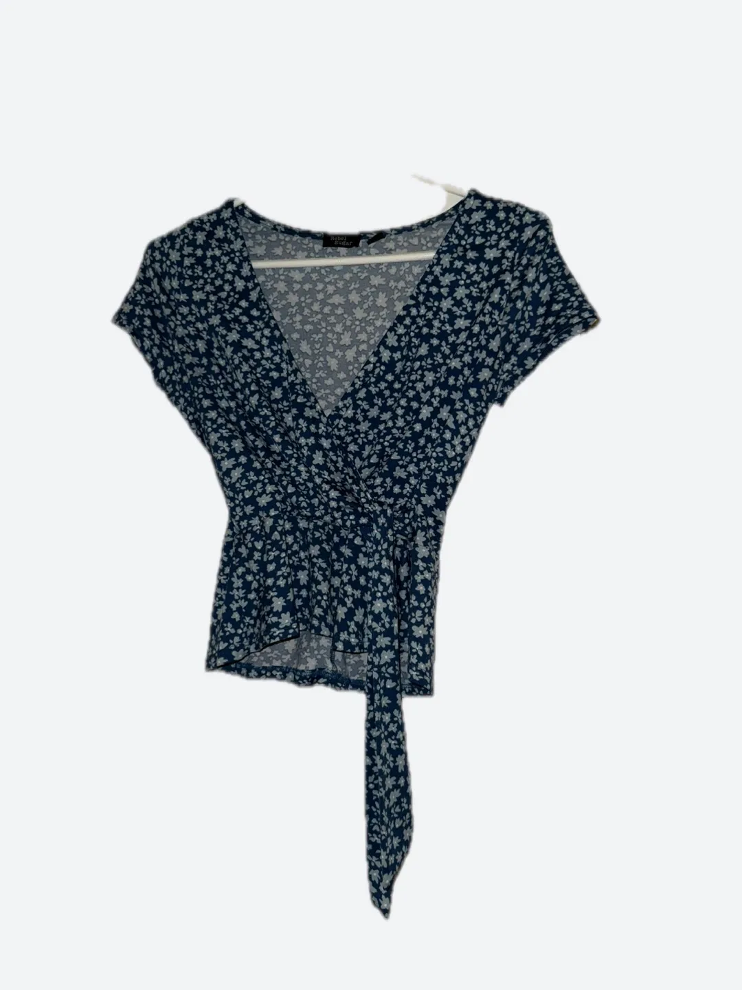 Rebel Sugar Floral Wrap Top thumbnail