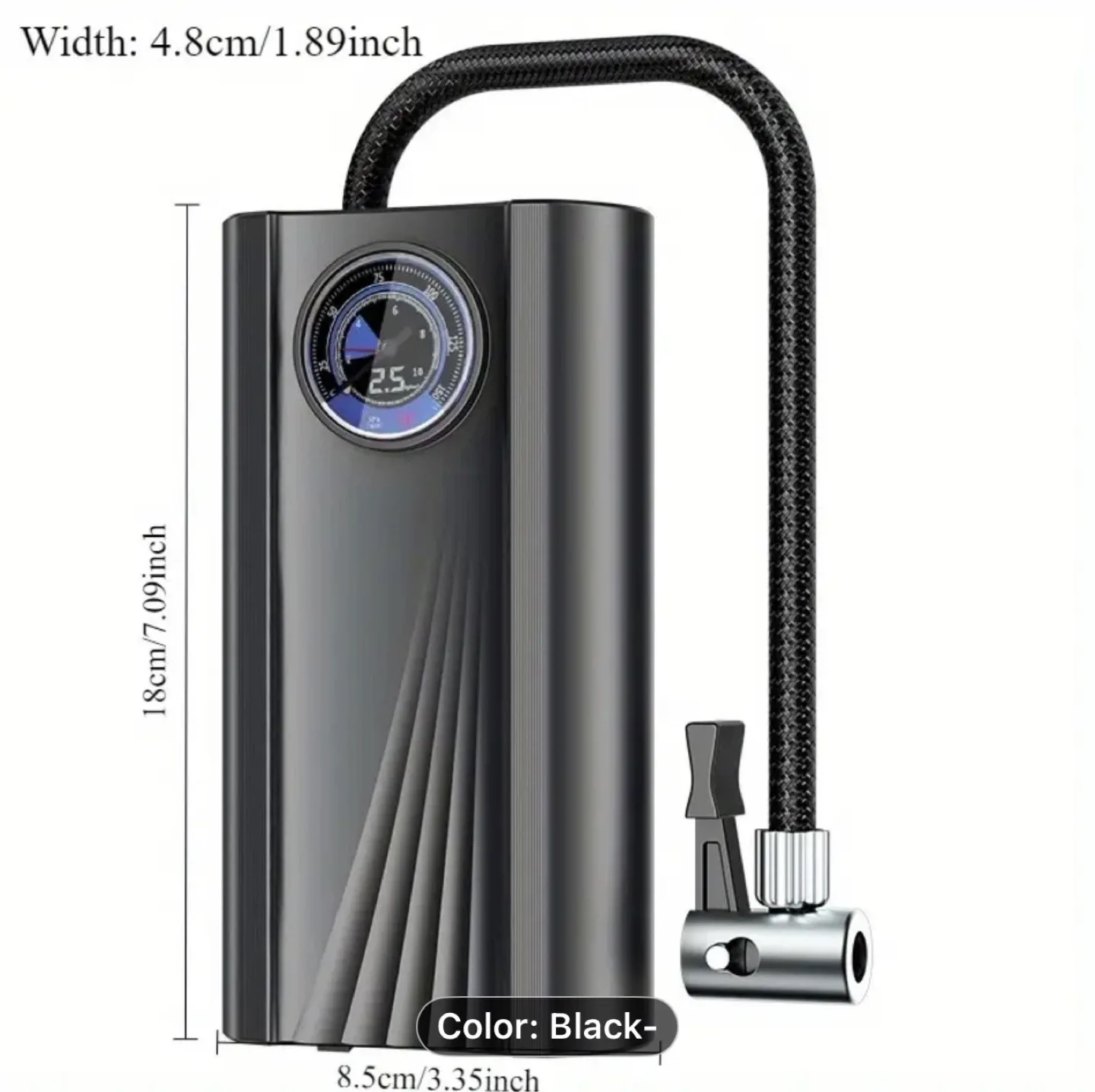 1pc Car Plug with single bar inflation pump image indicator(6)