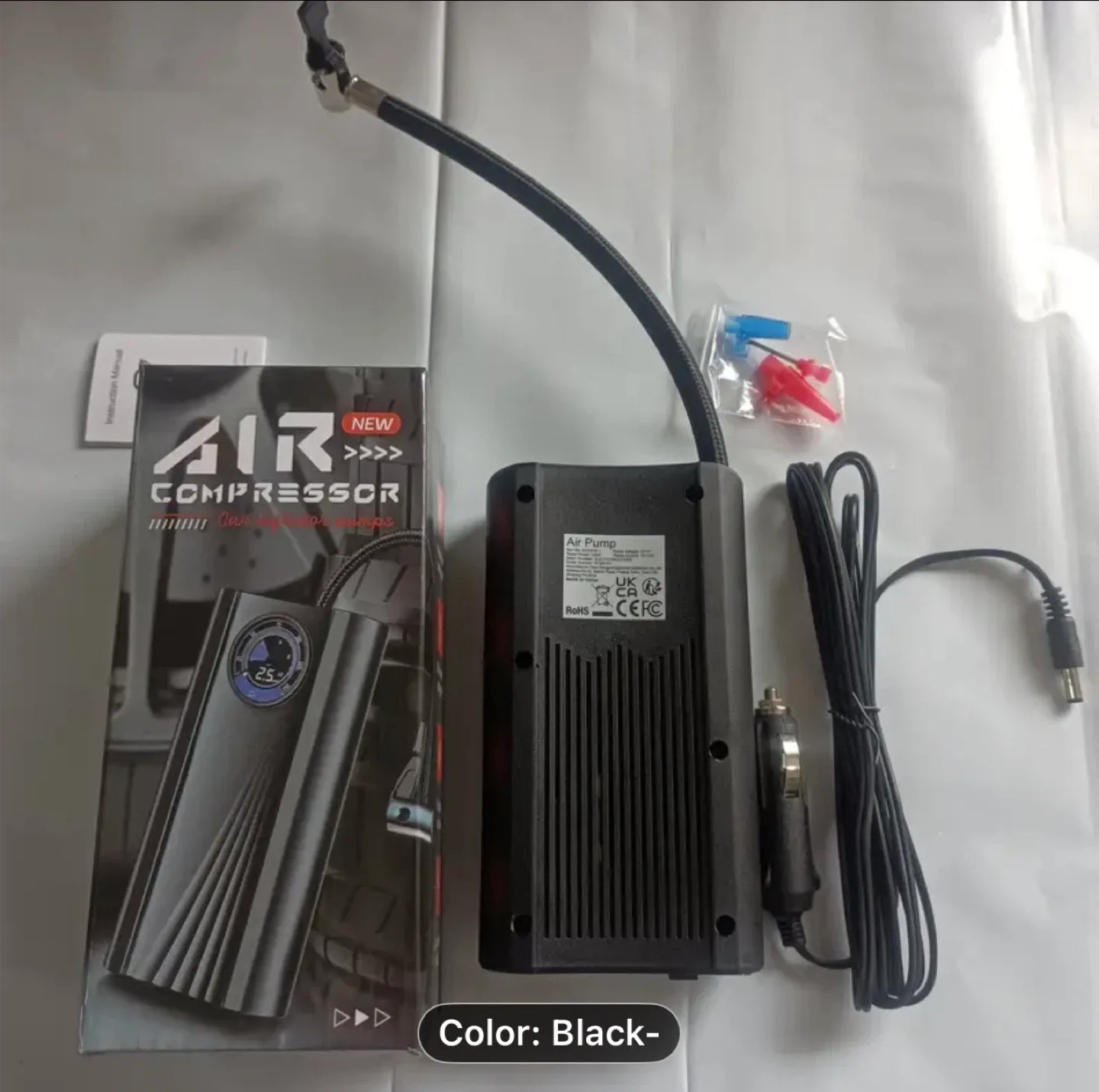 1pc Car Plug with single bar inflation pump image indicator(9)