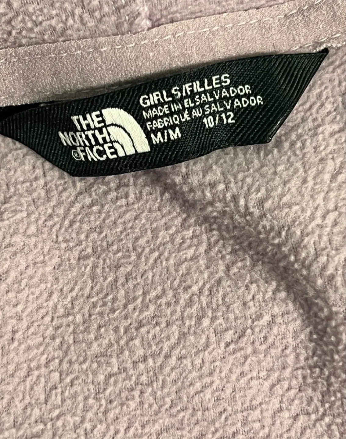 The North Face Girls’ Full-Zip Fleece Hoodie – Size 10/12 image indicator(5)