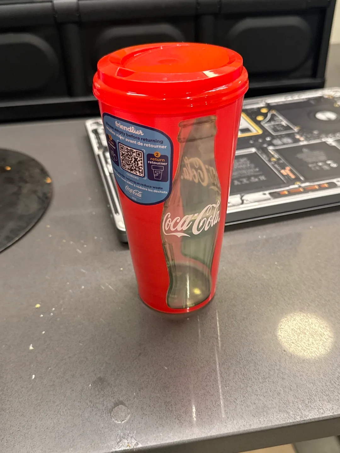 Coca-Cola Red Plastic Cup thumbnail
