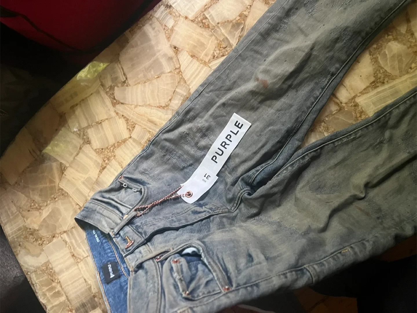 Purple Brand P001 Slim Fit Low Rise Jeans, Size 31 image indicator(2)