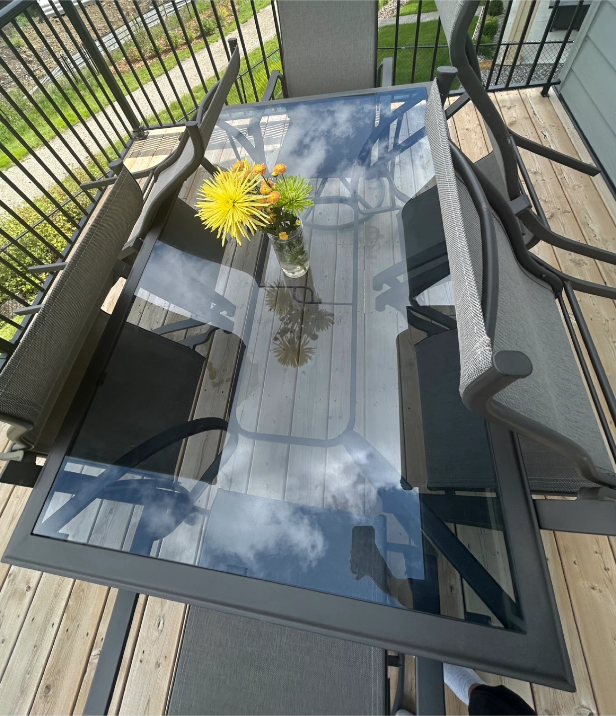 Patio Table Set with 6 Chairs - Outdoor Dining