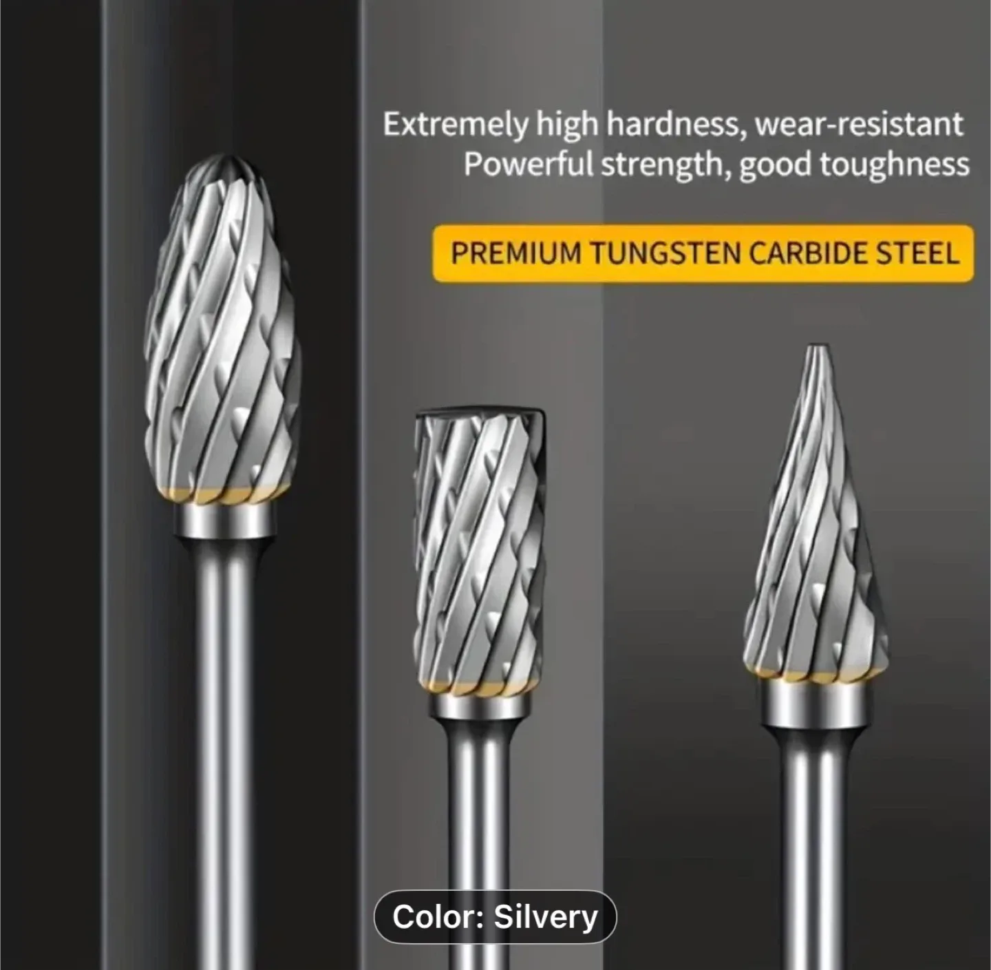 10pcs Carbide Rotary Files Set | Tungsten Steel Grinding Kit image indicator(5)