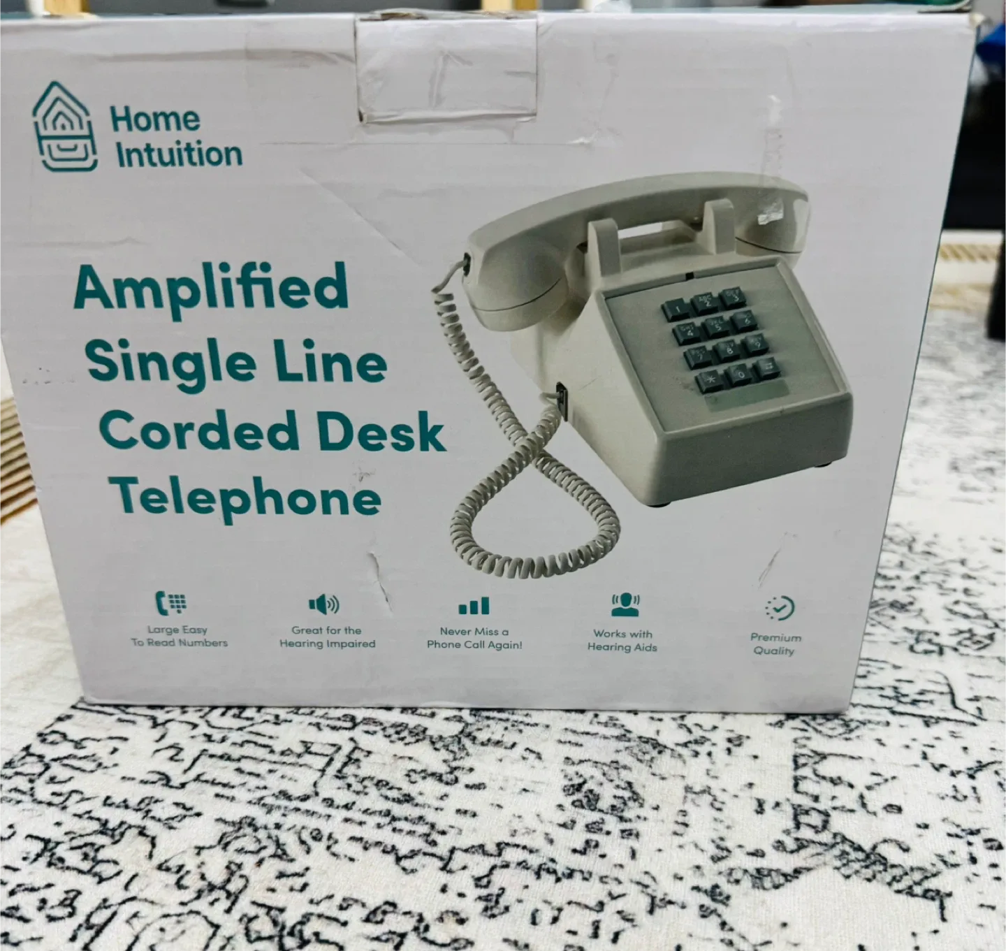 Home Intuition Amplified Corded Desk Telephone thumbnail