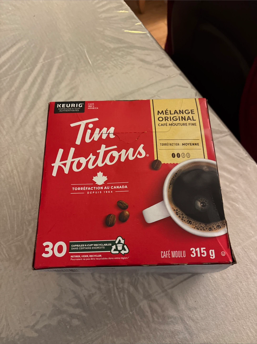 Tim Hortons Mélange Original K-Cup Pods - 30 Pods