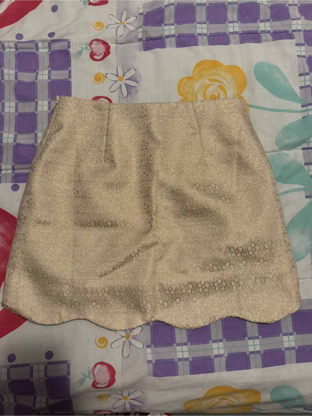 Urban Outfitters Gold Skirt - size 4 - photo 3