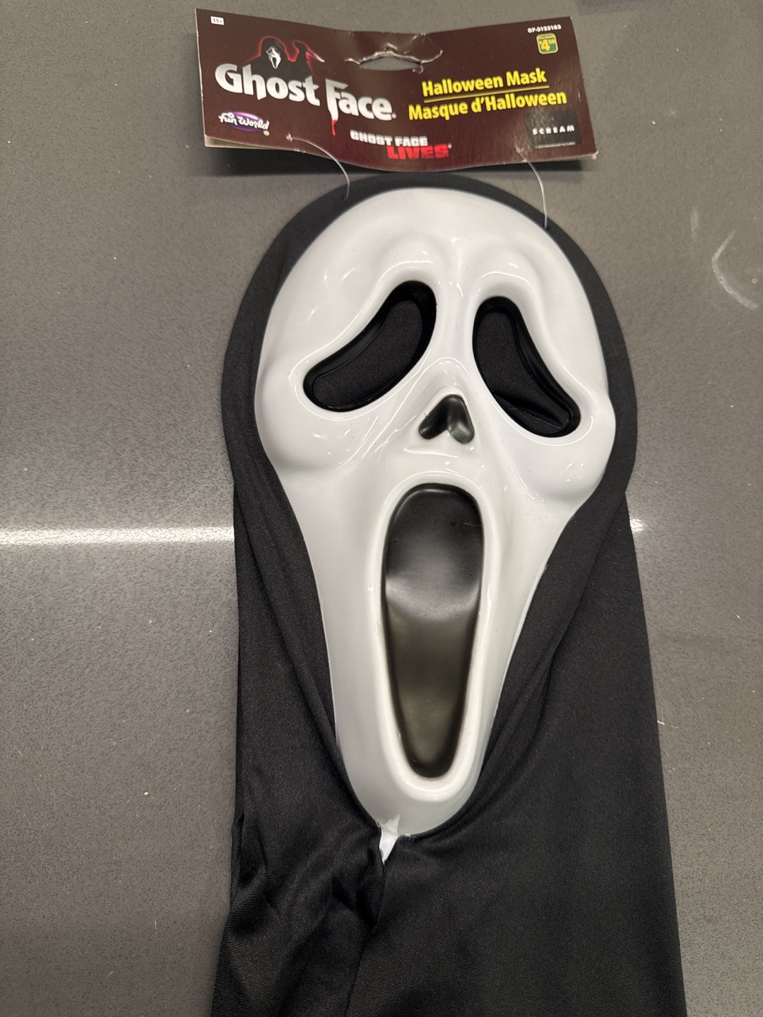 Ghost Face Halloween Mask