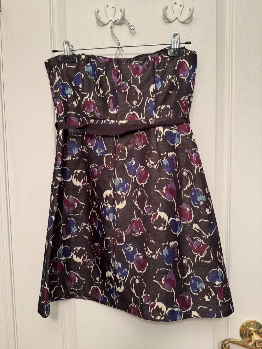 American Eagle Floral Strapless Dress - size 4 image indicator(2)