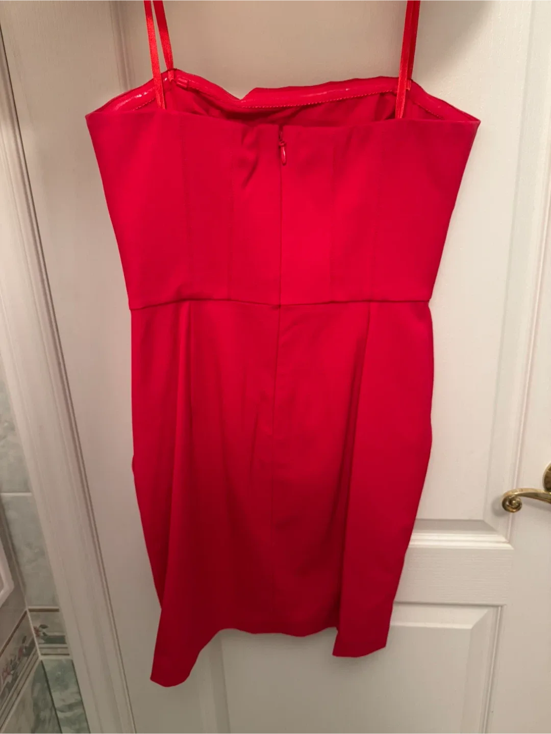 BCBG Maxazria Red Strapless Dress - size 4 image indicator(2)