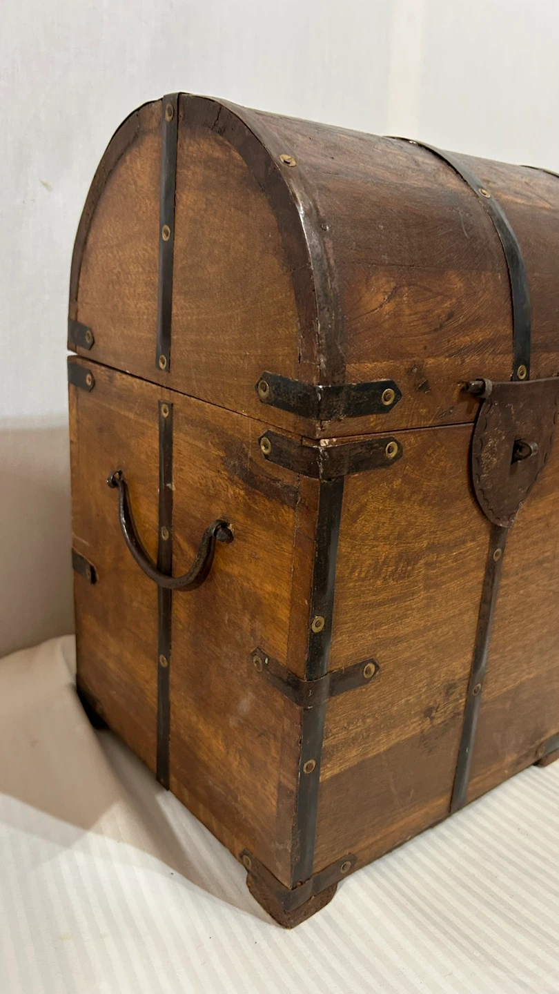 New Wooden Storage Treasure Chest - photo 2