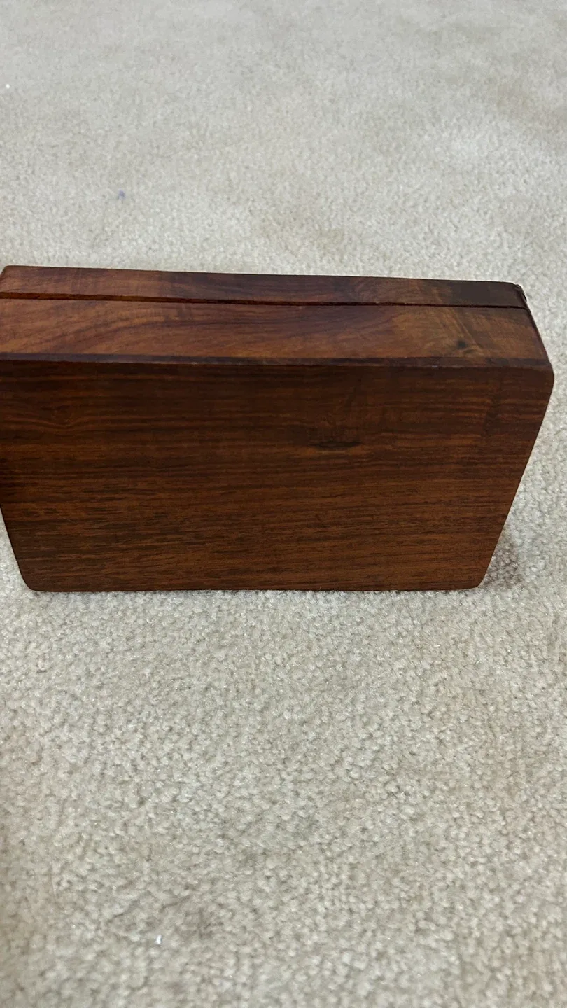 New Wooden Box with Floral Inlay image indicator(5)